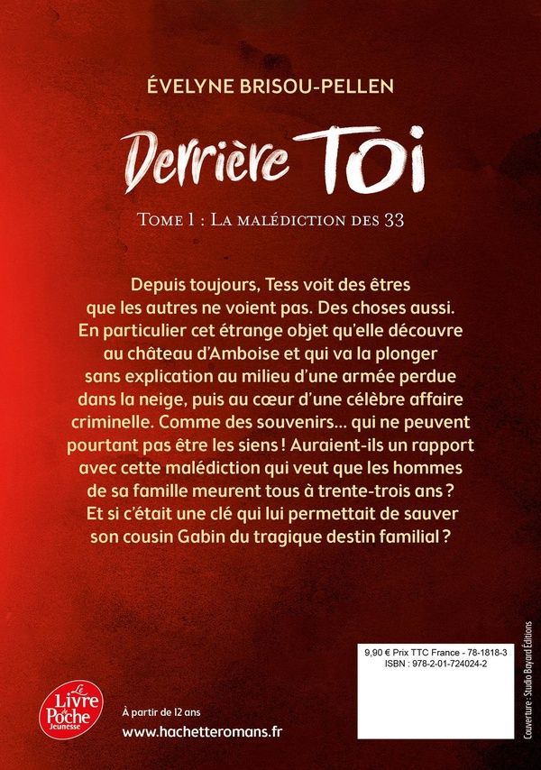 Quatrième de couverture de « Derrière toi »