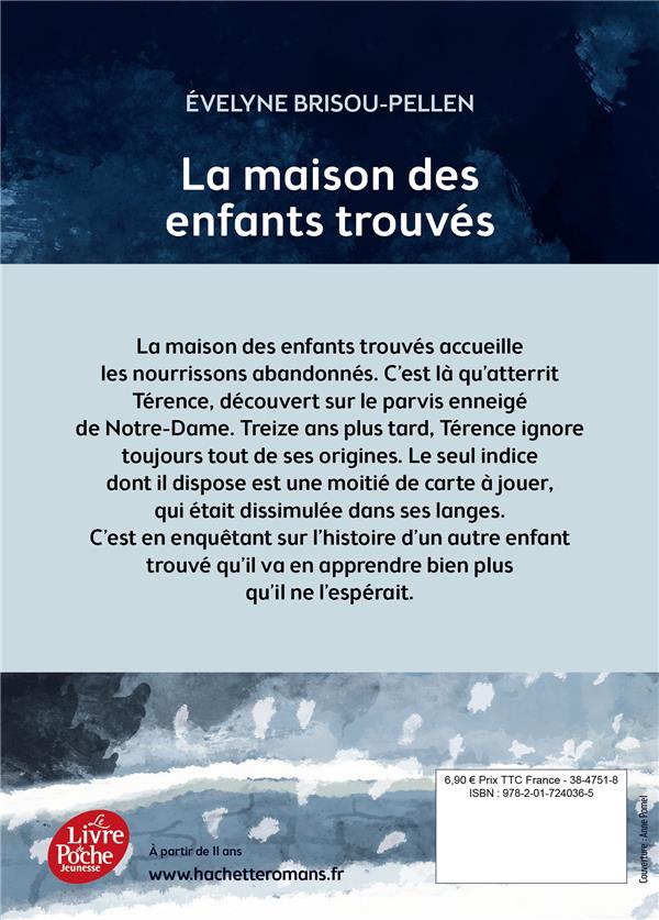 Quatrième de couverture de « La maison des enfants trouvés »