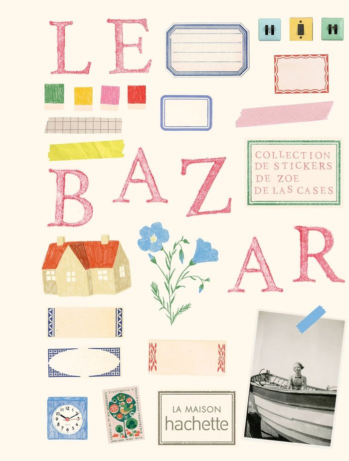 Couverture du livre « LE BAZAR - 1000 STICKERS MAGNIFIQUES », librairie Les Contes Infusés à Corte