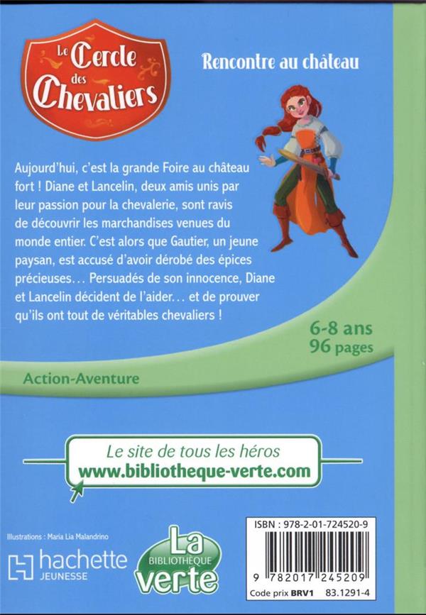 Quatrième de couverture de « Rencontre au château »