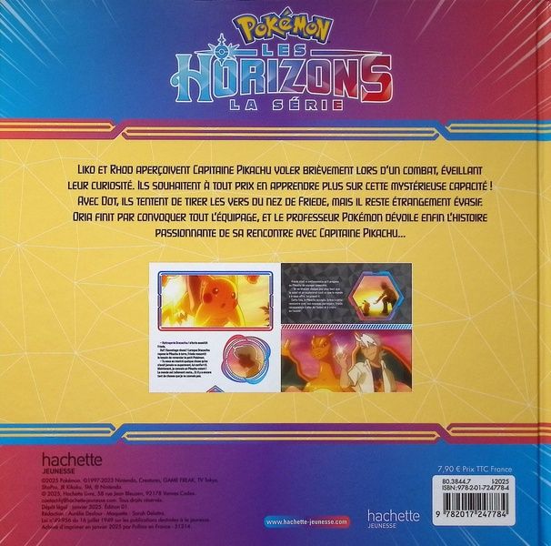 Quatrième de couverture de « Le Pikachu volant »