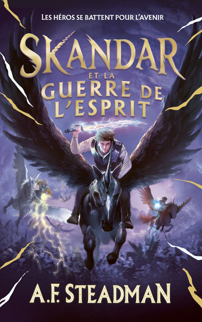 Couverture du livre « Skandar - tome 5 - et la guerre de l'esprit » de A.F. Steadman, librairie Les Contes Infusés à Corte