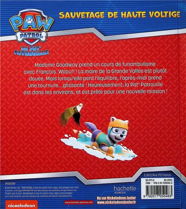 Quatrième de couverture de « Sauvetage de haute voltige »