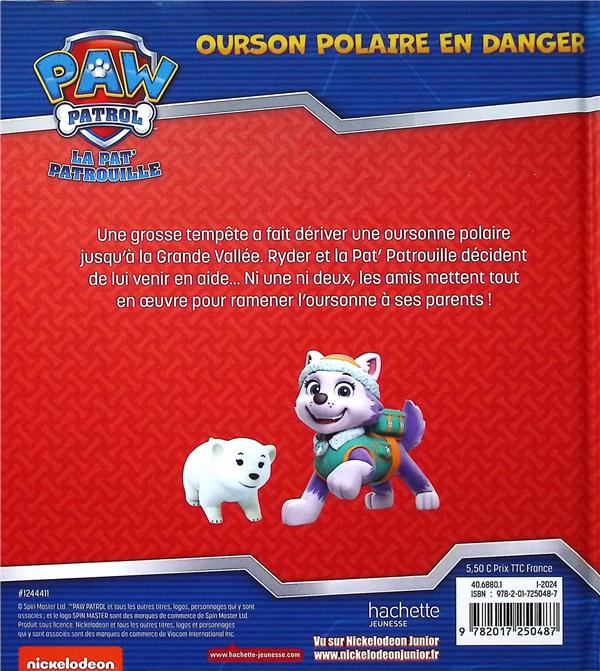 Quatrième de couverture de « Ourson polaire en danger »
