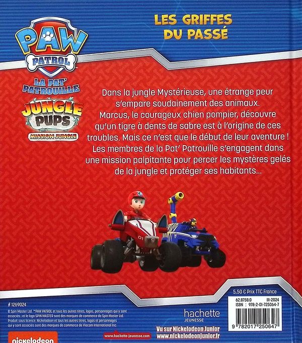 Quatrième de couverture de « Les griffes du passé »