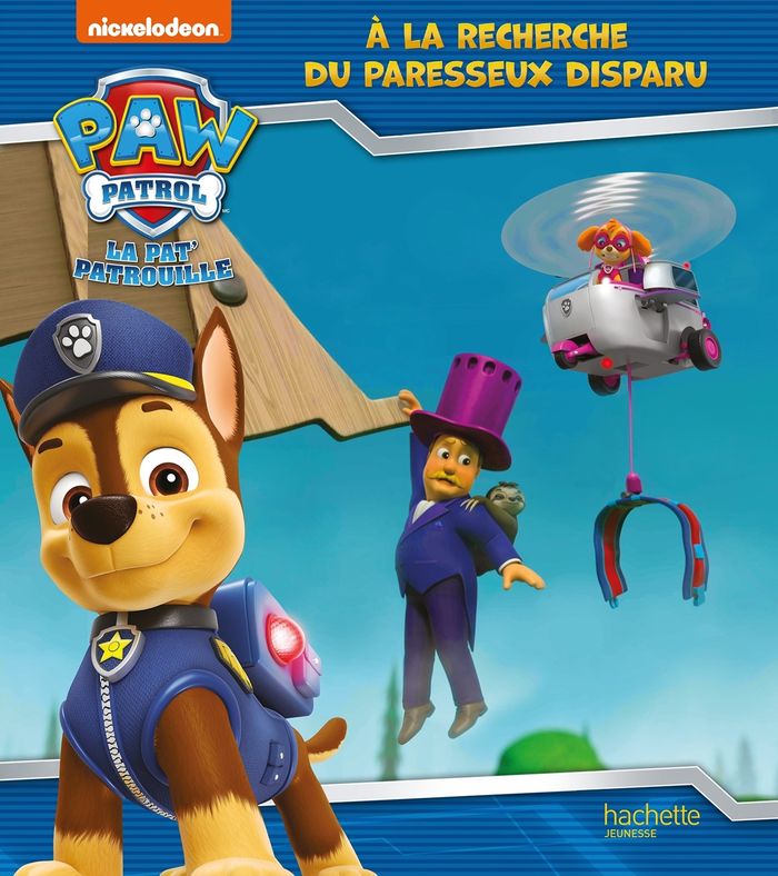 Couverture du livre « LA PAT' PATROUILLE - A LA RECHERCHE DU PARESSEUX DISPARU » de Nickelodeon, librairie Les Contes Infusés à Corte