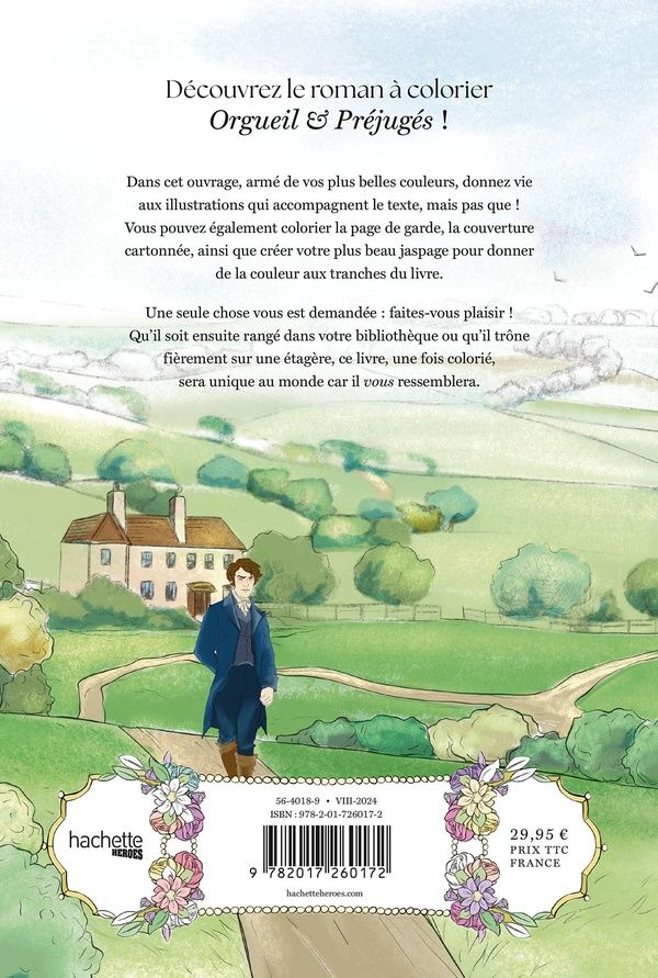 Quatrième de couverture de « Orgueil & préjugés »