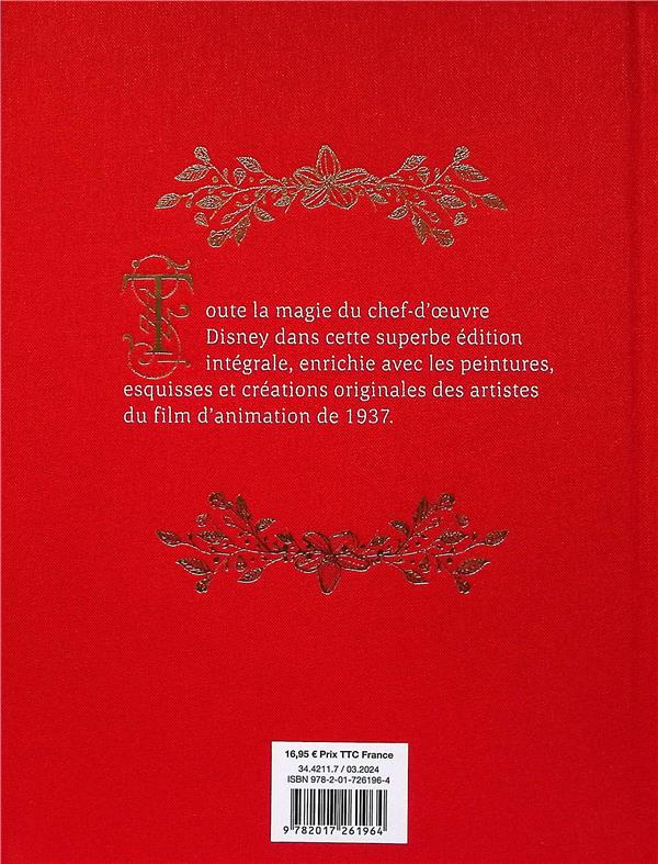 Quatrième de couverture de « BLANCHE-NEIGE ET LES SEPT NAINS - LES CHEFS-D'OEUVRE ILLUSTRES DISNEY - DISNEY PRINCESSES »