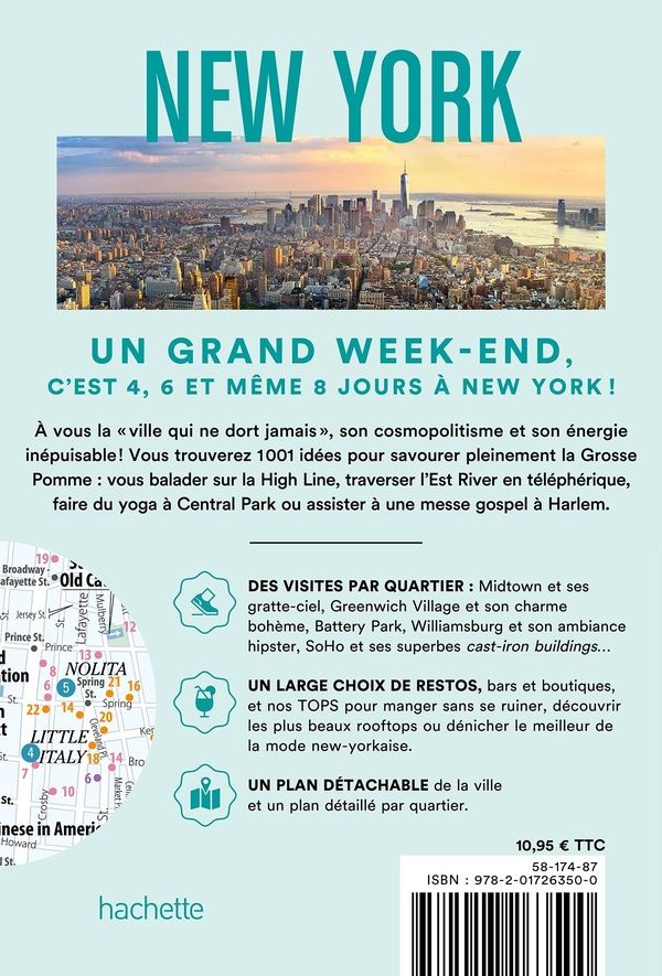 Quatrième de couverture de « New York »