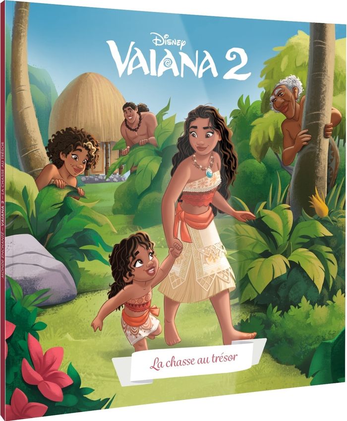 Couverture du livre « Vaiana 2 : la chasse au trésor » de Walt Disney company, librairie Les Contes Infusés à Corte
