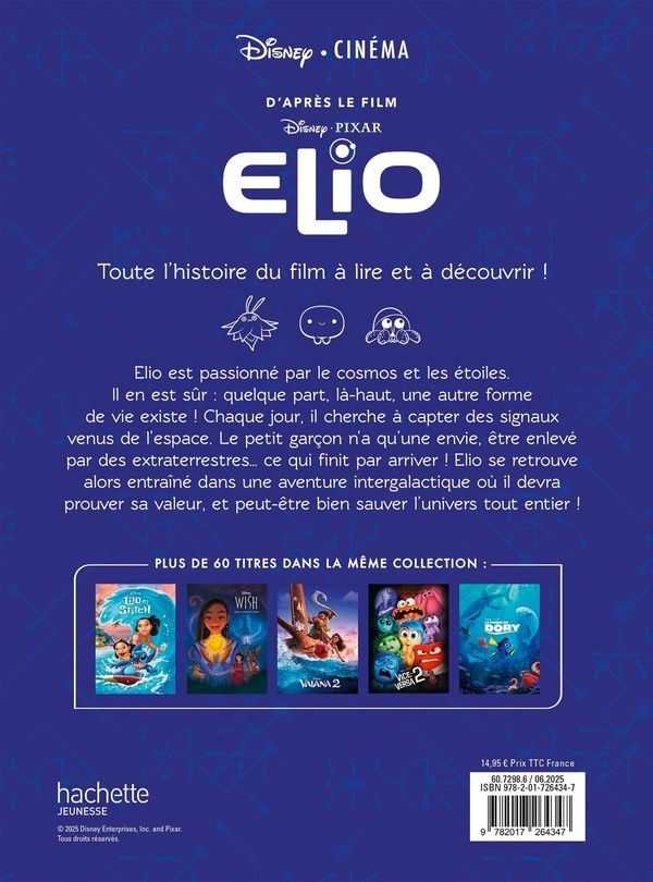 Quatrième de couverture de « Elio »