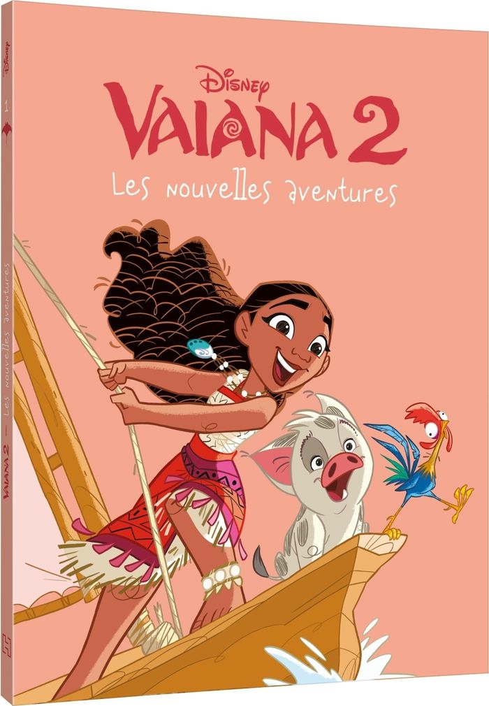Couverture du livre « Vaiana 2 : les nouvelles aventures », librairie Les Contes Infusés à Corte