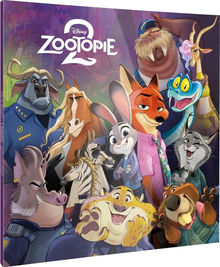 Couverture du livre « Zootopie 2 » de Walt Disney company, librairie Les Contes Infusés à Corte