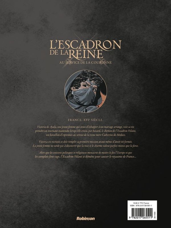 Quatrième de couverture de « L'Escadron de la Reine : Au service secret de la couronne »