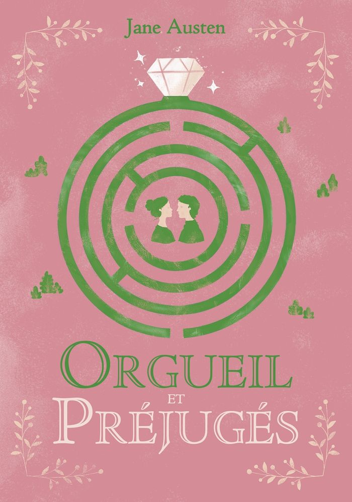 Couverture du livre « Orgueil et préjugés » de Jane Austen, librairie Les Contes Infusés à Corte