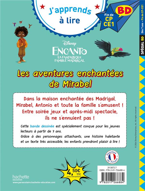 Quatrième de couverture de « Encanto, la fantastique famille Madrigal : les aventures enchantées de Mirabel »