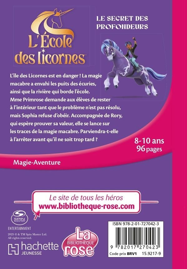 Quatrième de couverture de « Le secret des profondeurs »