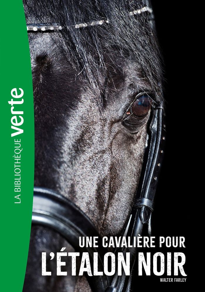Couverture du livre « L'ETALON NOIR - T18 - L'ETALON NOIR NED 18 - UNE CAVALIERE POUR L'ETALON NOIR » de Walter Farley, librairie Les Contes Infusés à Corte