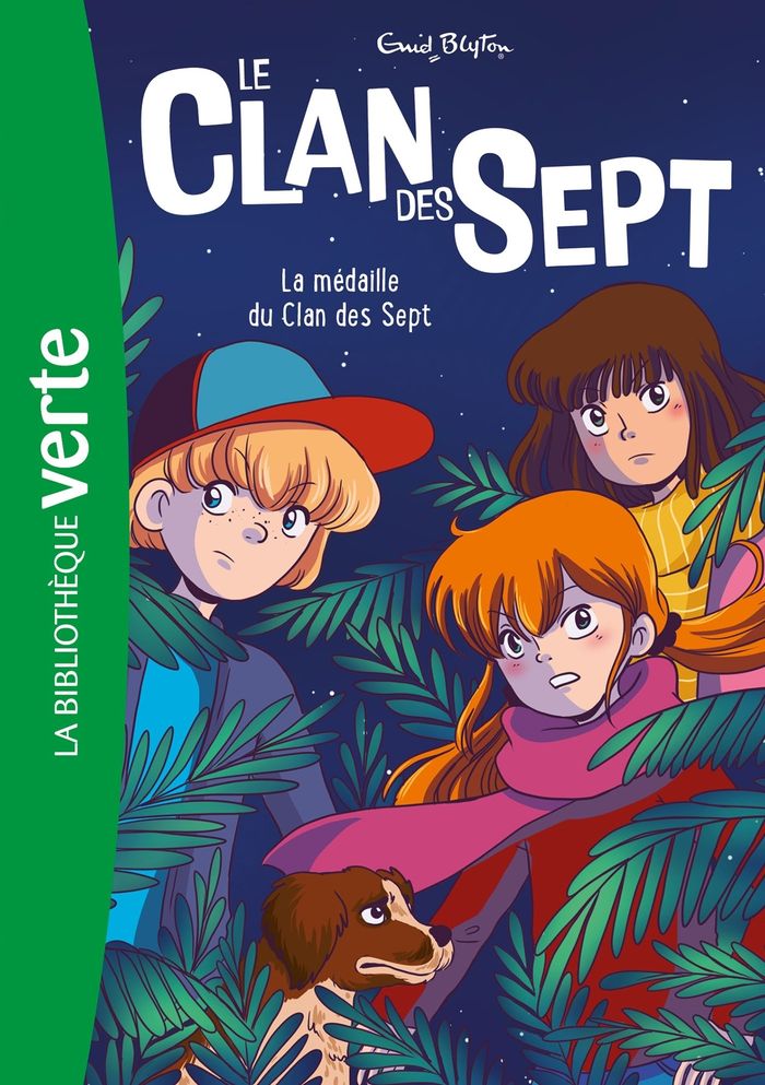 Couverture du livre « La médaille du clan des Sept » de Enid Blyton, librairie Les Contes Infusés à Corte