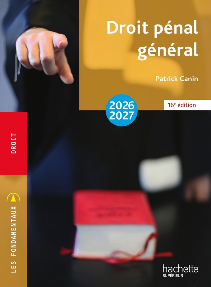 Couverture du livre « Droit pénal général » de Patrick Canin, librairie Les Contes Infusés à Corte