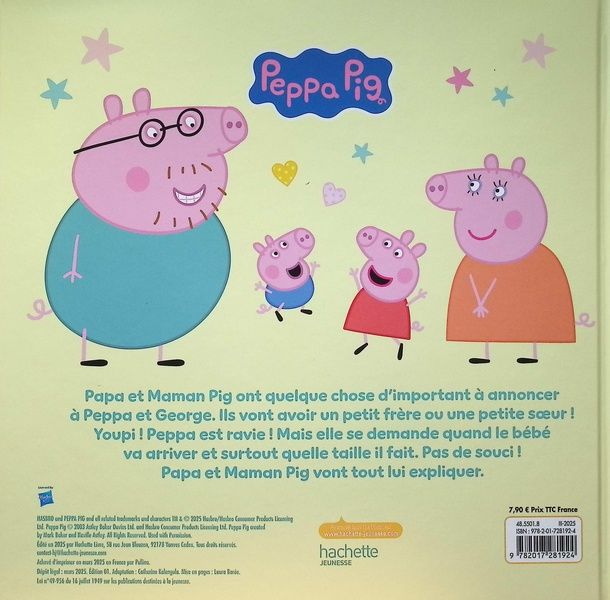Quatrième de couverture de « Maman Pig attend un bébé »