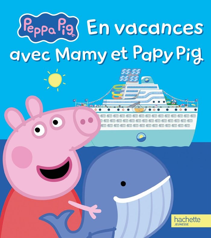 Couverture du livre « En vacances avec Mamy et Papy Pig » de Collectif, librairie Les Contes Infusés à Corte
