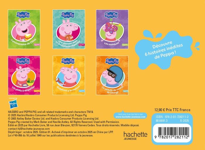 Quatrième de couverture de « Peppa Pig »