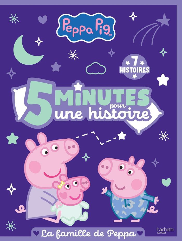 Couverture du livre « Peppa Pig : La famille de Peppa » de Collectif, librairie Les Contes Infusés à Corte