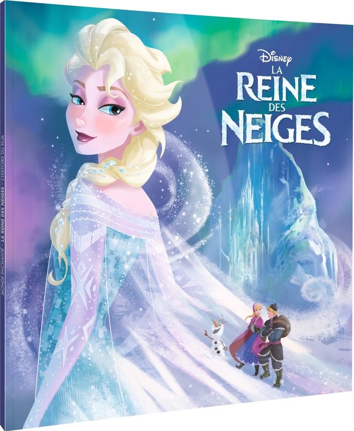 Couverture du livre « La reine des neiges » de Walt Disney company, librairie Les Contes Infusés à Corte