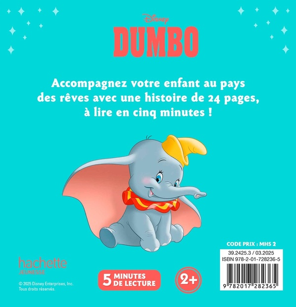 Quatrième de couverture de « Dumbo : l'histoire du film »