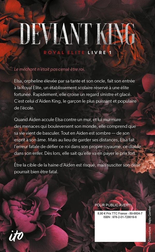 Quatrième de couverture de « Deviant king »
