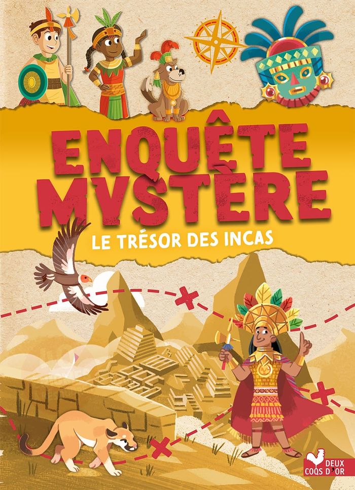 Couverture du livre « Le trésor des Incas », librairie Les Contes Infusés à Corte