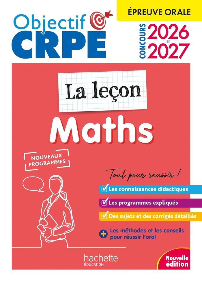 Couverture du livre « Maths : la leçon » de parties 1, librairie Les Contes Infusés à Corte