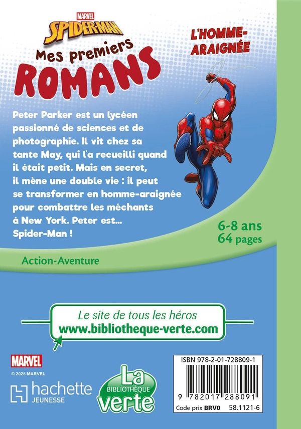 Quatrième de couverture de « L'homme-araignée »