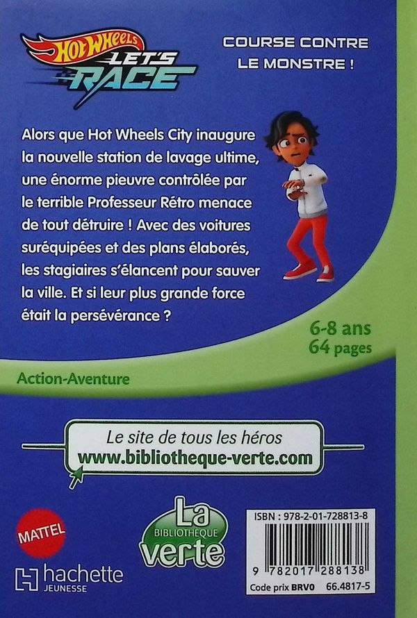 Quatrième de couverture de « Course contre le monstre ! »