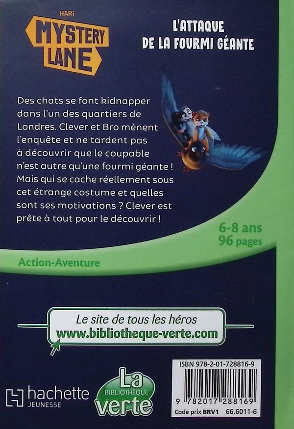 Quatrième de couverture de « L'attaque de la fourmi géante »