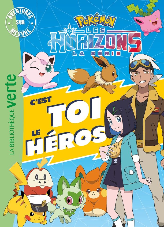 Couverture du livre « Pokémon les horizons, la série » de Collectif, librairie Les Contes Infusés à Corte