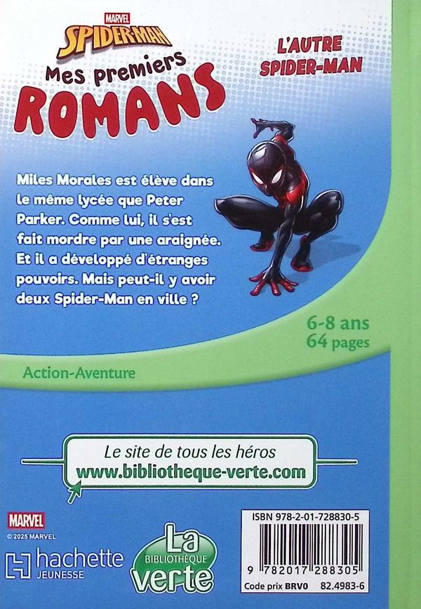 Quatrième de couverture de « L'autre Spider-Man »