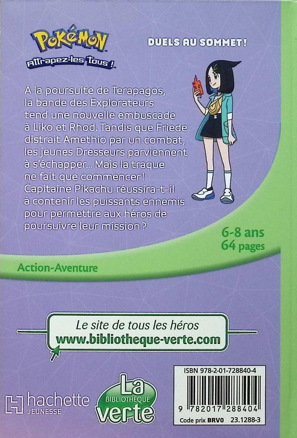 Quatrième de couverture de « Duels au sommet ! »