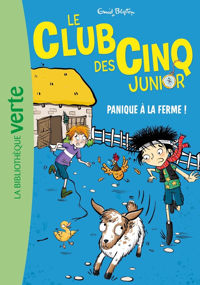 Couverture du livre « Panique à la ferme ! » de Enid Blyton, librairie Les Contes Infusés à Corte