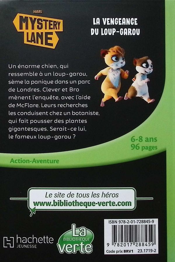 Quatrième de couverture de « La vengeance du loup-garou »
