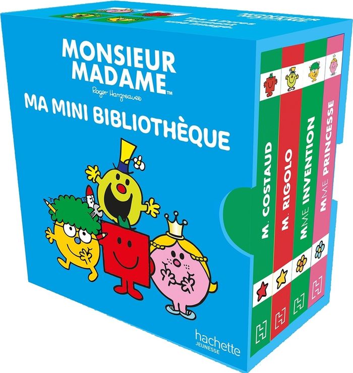 Couverture du livre « Monsieur madame » de Roger Hargreaves, librairie Les Contes Infusés à Corte