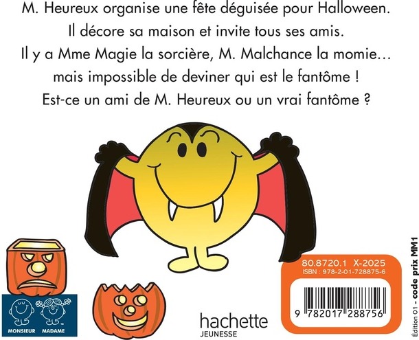 Quatrième de couverture de « La fête d'Halloween »