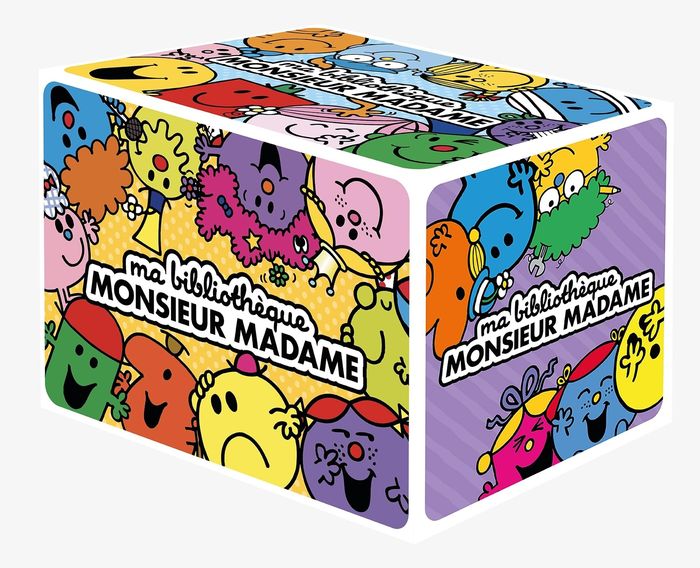 Couverture du livre « Ma bibliothèque Monsieur Madame », librairie Les Contes Infusés à Corte