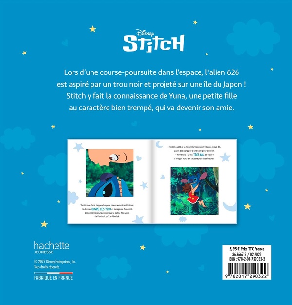 Quatrième de couverture de « Une histoire de Stitch et au dodo ! : un drôle d'alien »