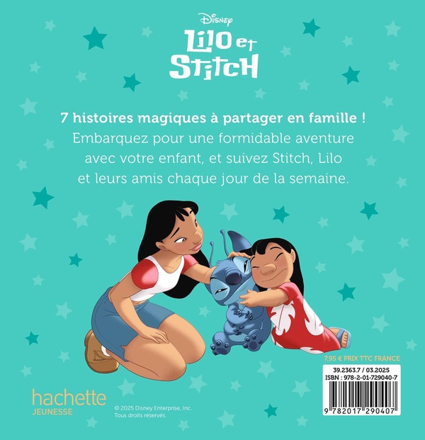 Quatrième de couverture de « Lilo et Stitch »