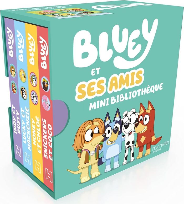 Couverture du livre « Bluey et ses amis » de Collectif, librairie Les Contes Infusés à Corte