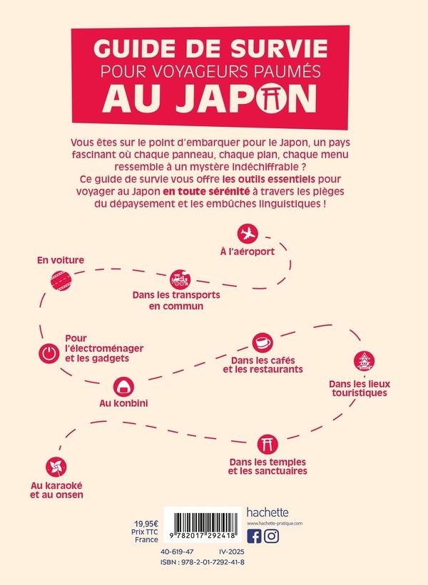 Quatrième de couverture de « Guide de survie pour voyageurs paumés au Japon »