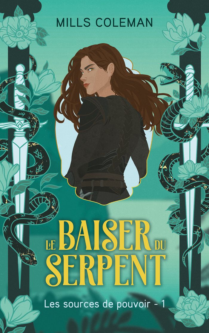 Couverture du livre « Le baiser du serpent » de Mills Coleman, librairie Les Contes Infusés à Corte