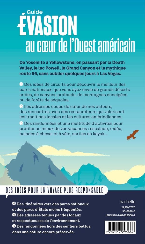 Quatrième de couverture de « Ouest américain : parcs nationaux »